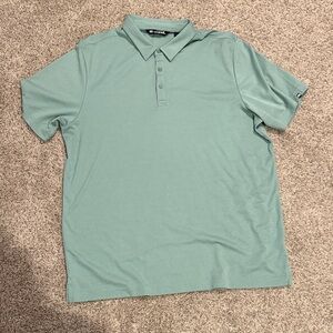 Travis Matthew Men's Mint Green Polo Shirt